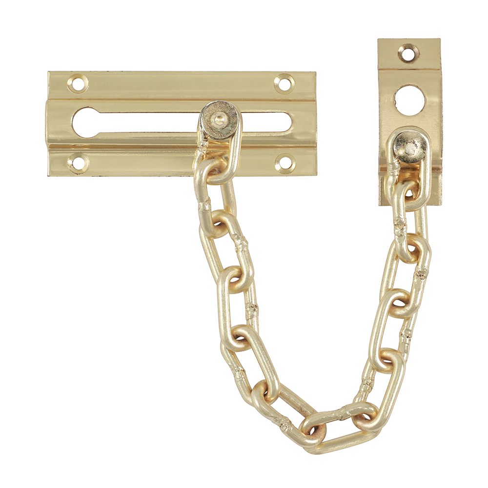 Timco Door Chain Electro Brass 85mm