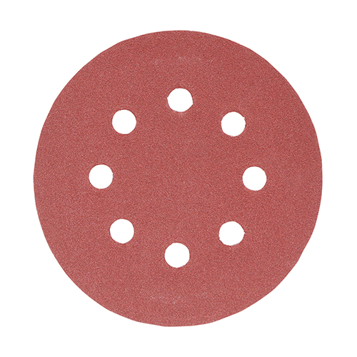 Timco Random Orbital Sanding Discs 180G Red 125mm