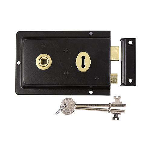 Timco Rim Sash Lock Fluted 156x106mm