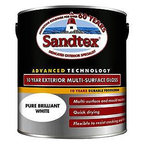 Sandtex 10yr Ext Multi-Surface Gloss PBW 2.5ltr