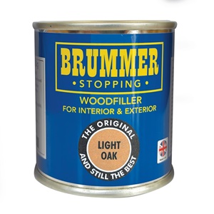 Brummer Interior  Exterior Wood Filler Light Oak 250g