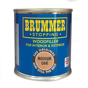 Brummer Interior  Exterior Wood Filler Medium Oak 250g