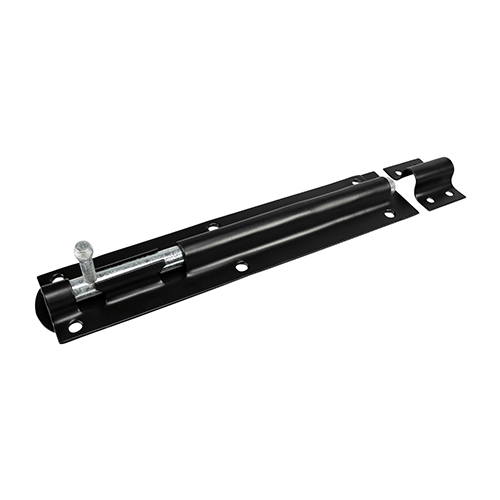 Timco Straight Tower Bolt - Black8"