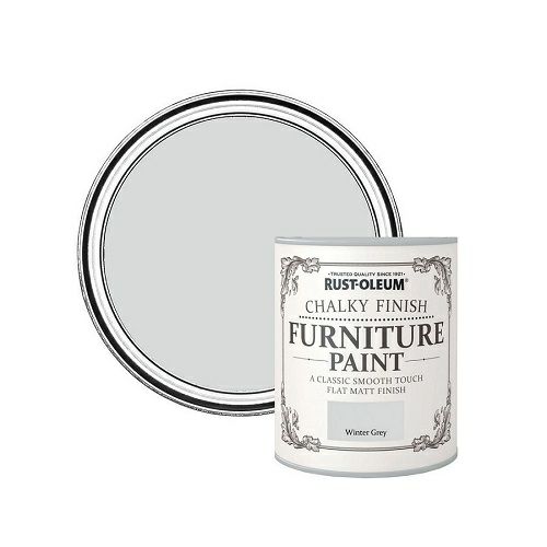 Rustoleum Chalk Paint Winter Grey 125ml Handy Cabin